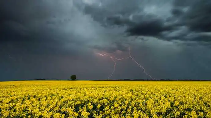 Град та гроза: на Кіровоградщині попередили про погіршення погоди