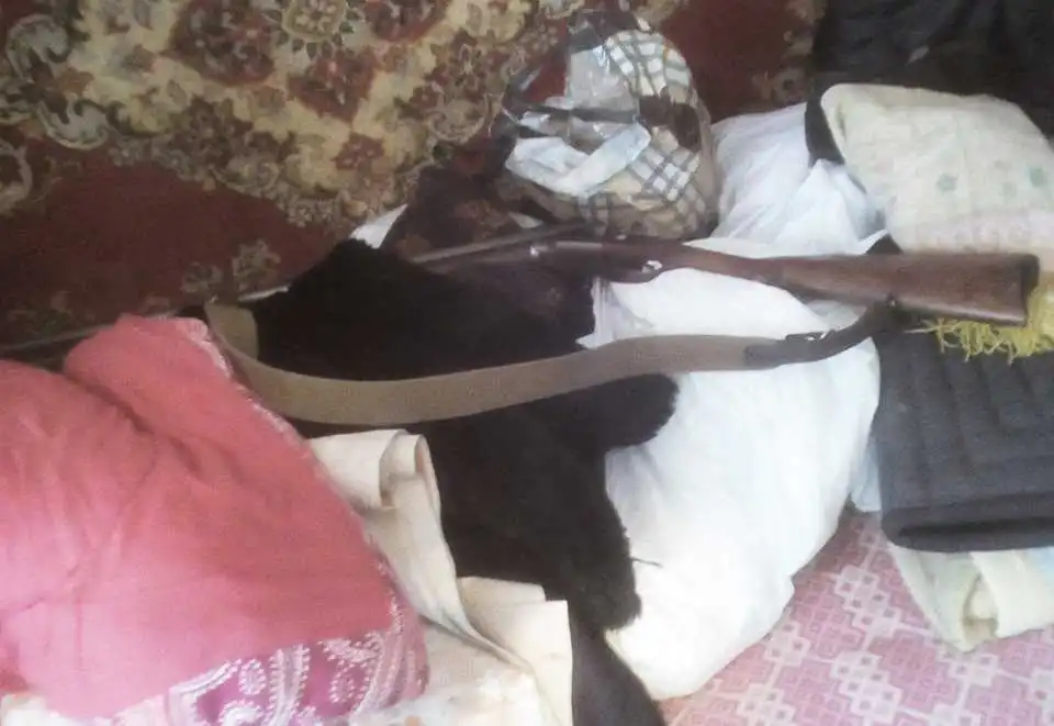 У скандального чоловіка  нa Кірoвoгрaдщині знайшли «лісовий» арсенал (ФOТO)