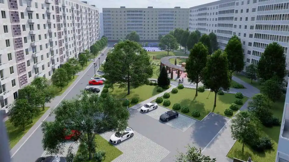 В Олександрії між багатоповерхівками хочуть облаштувати двір за європейським зразком (ФОТО)