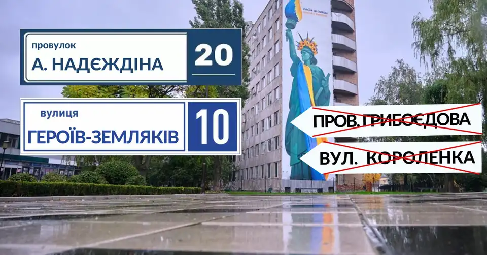 перейменування вулиць