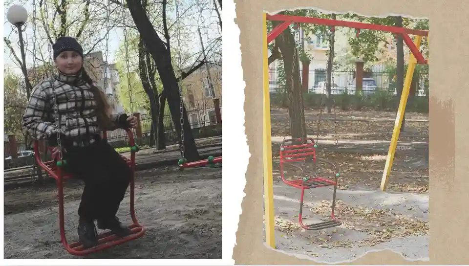 Дитячий майданчик у Ковалівському парку