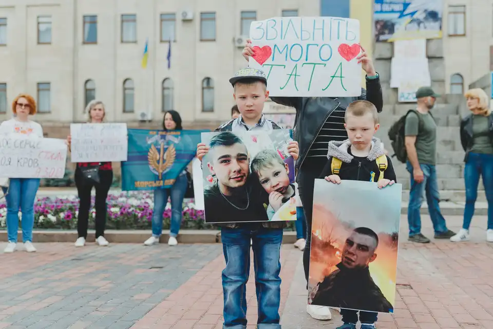 Акція на підтримку полонених