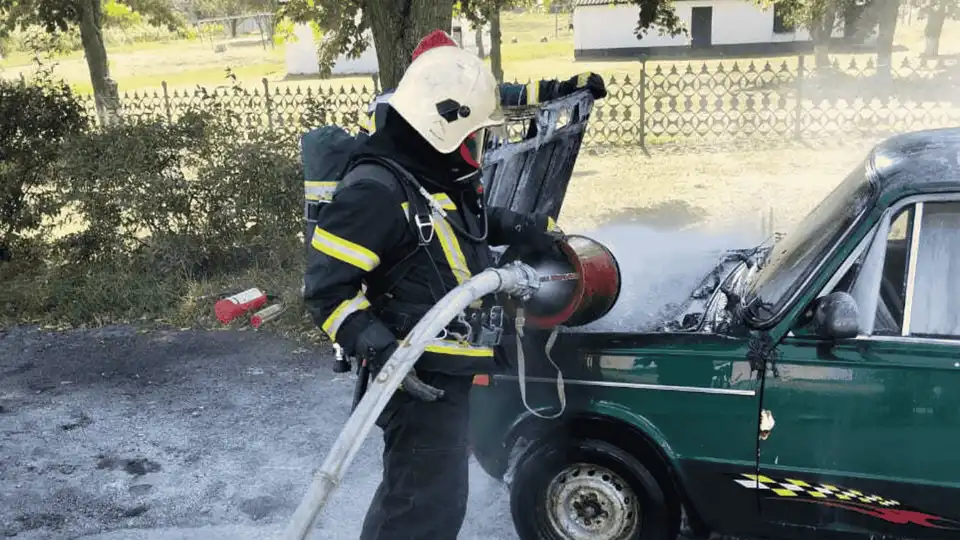 ВАЗ горів в селі на Кіровоградщині