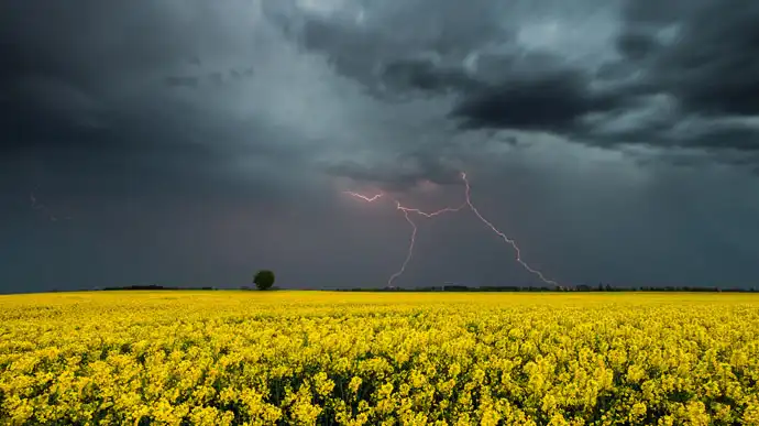 гроза влітку