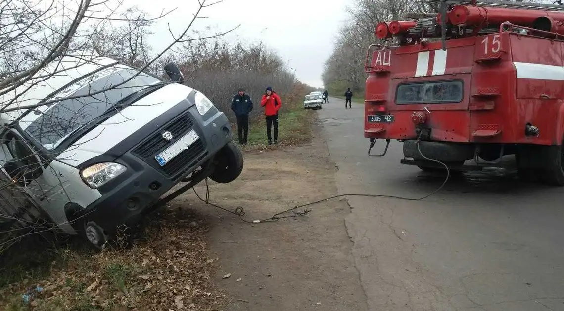 На Кіровоградщині "Газель" злетіла в кювет (ФОТО) фото 1