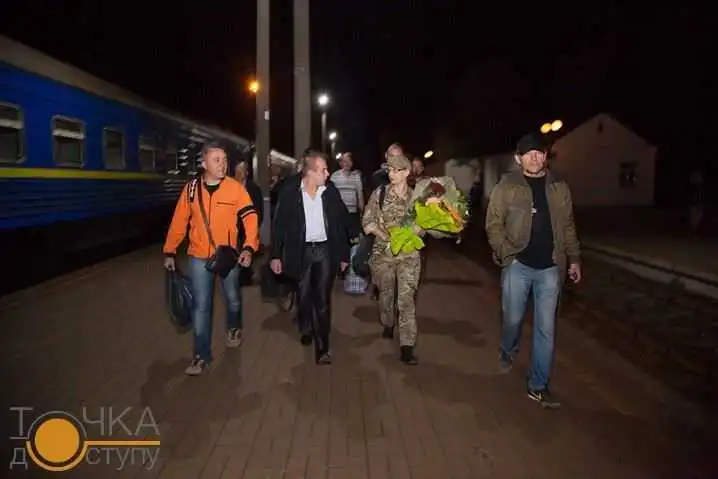 Додому повернулася санінструктор 42-го батальону (ФОТО)
