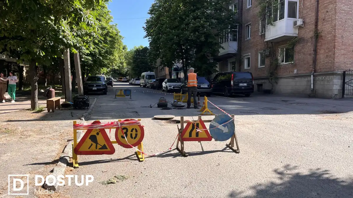 Перекрили частину дороги на вулиці Тарковського у Кропивницькому: де саме