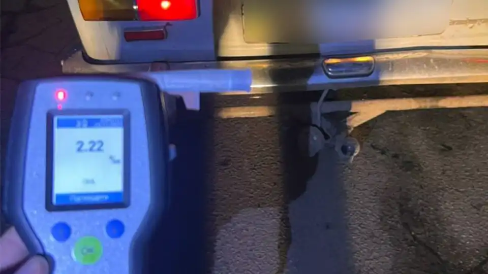 В 11 разів вище норми: п’яного водія ВАЗу зупинили в селищі Новому у Кропивницькому