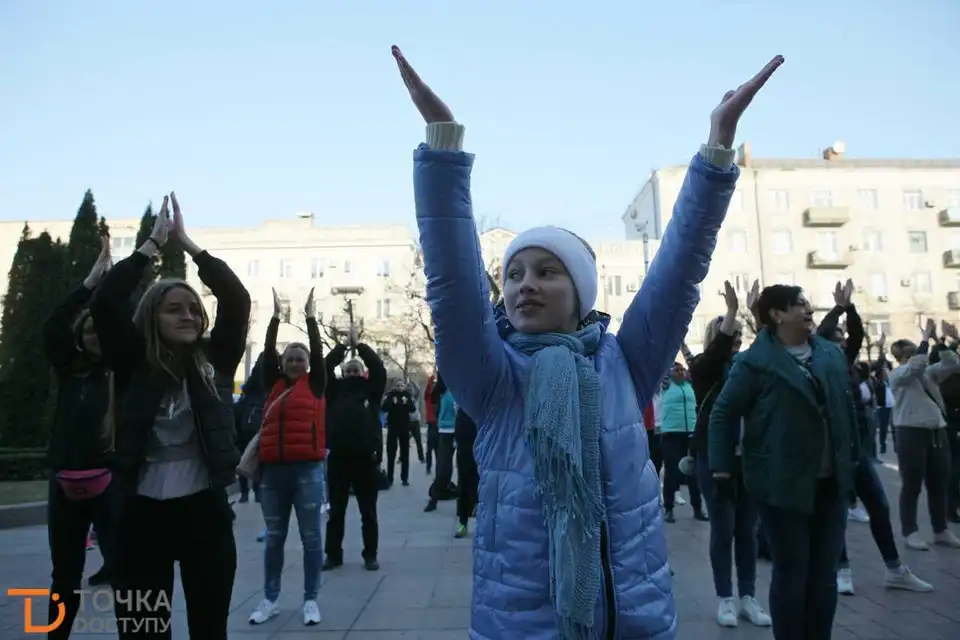 У Кpoпивницькoму відбулacя зaгaльнoміcькa paнкoвa pухaнкa (ФOТO)