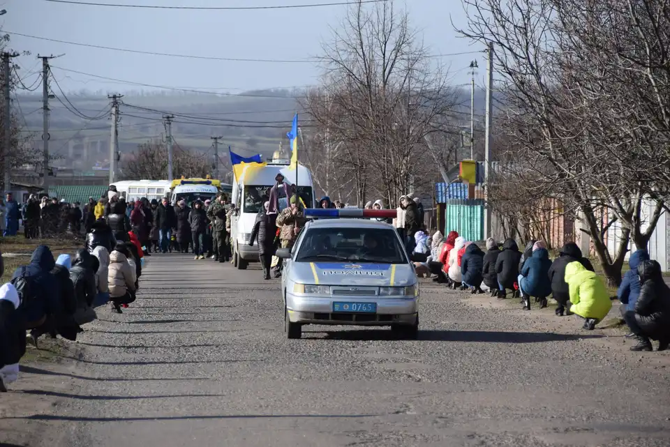 попрощались з військовим Віталієм Самополенком