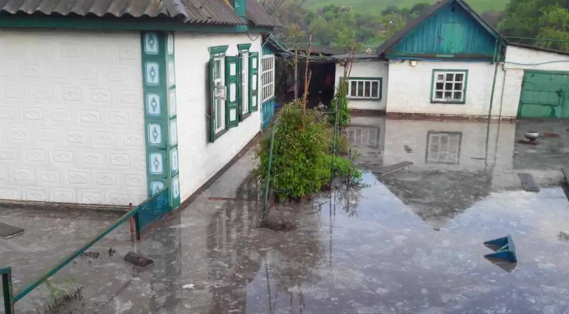 На Кіровоградщині затопило село, рятувальники відкачують воду з будинків та погребів (ФОТО) фото 1