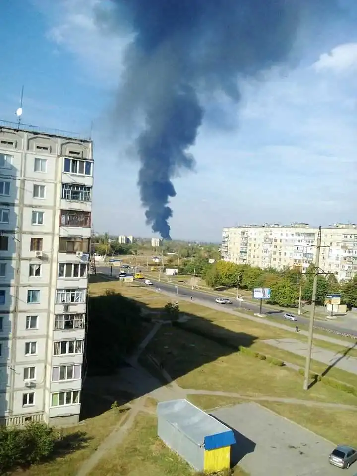 У районі промзони в Кіровограді - пожежа фото 1