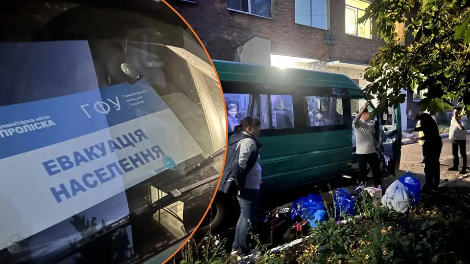 Евакуаційний автобус з Донеччини зустріли в Олександрії