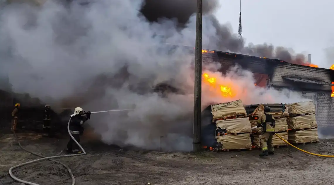 пожежа складу на Кіровоградщині