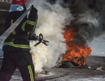 У Кpопивницькому на теpитоpії військової частини відпpацювали план пожежної безпеки (ФОТО) фото 1