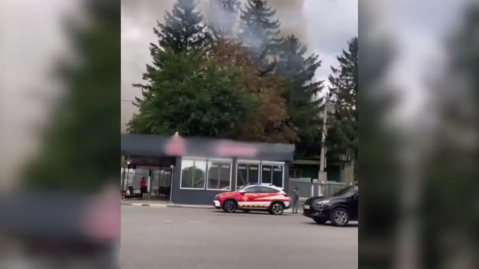 Пожежа у Кропивницькому: дим видніється з боку Телецентру