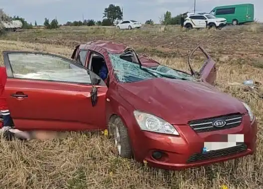 Легковик пошкоджений в ДТП на Кіровоградщині