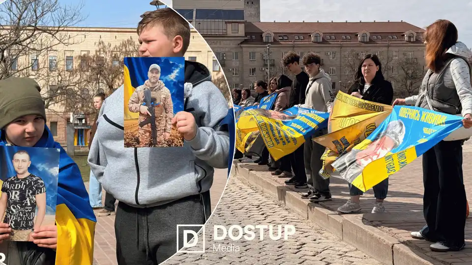 Акція на підтримку військовополонених у Кропивницькому