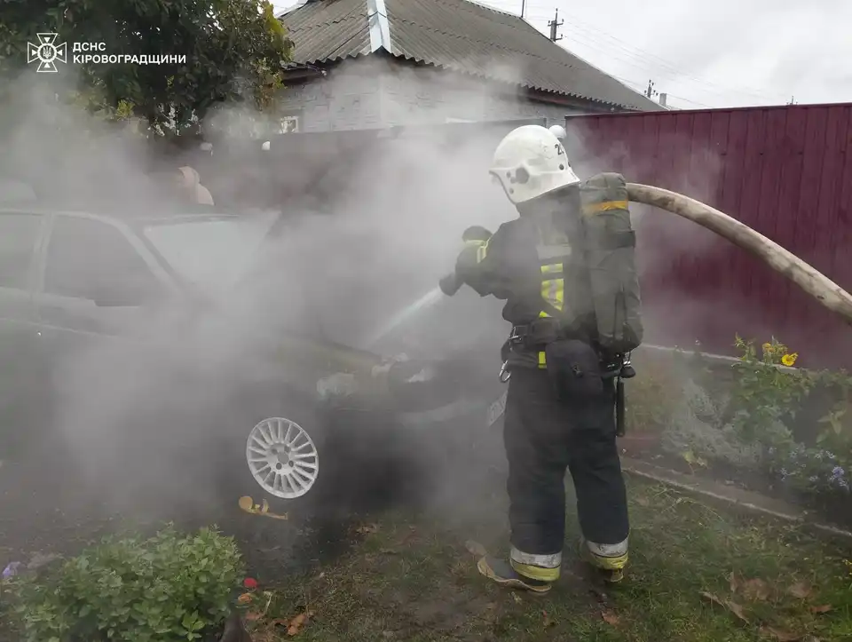 машини горіли в Кіровоградській області: що відомо