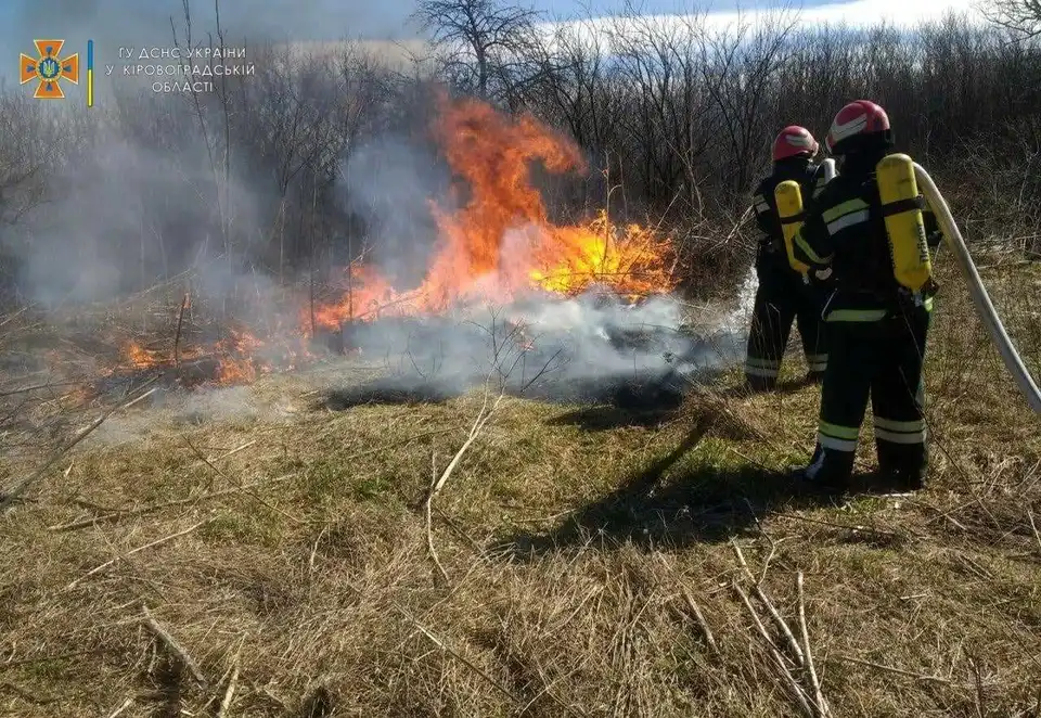 ДСНС: на Кіровоградщині стабільно високий рівень кількості пожеж (ФОТО)
