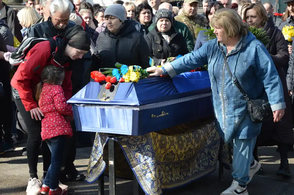 Прощання з бійцями у Кропивницькому