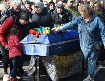 Прощання з бійцями у Кропивницькому
