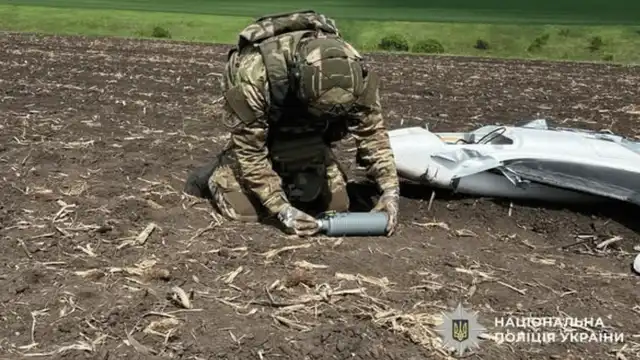На Кіровоградщині вибухотехніки знешкодили бойову частину російського ударного дрона