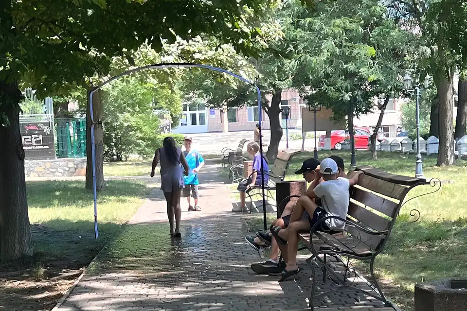 В Гайвороні встановили водяну рамку