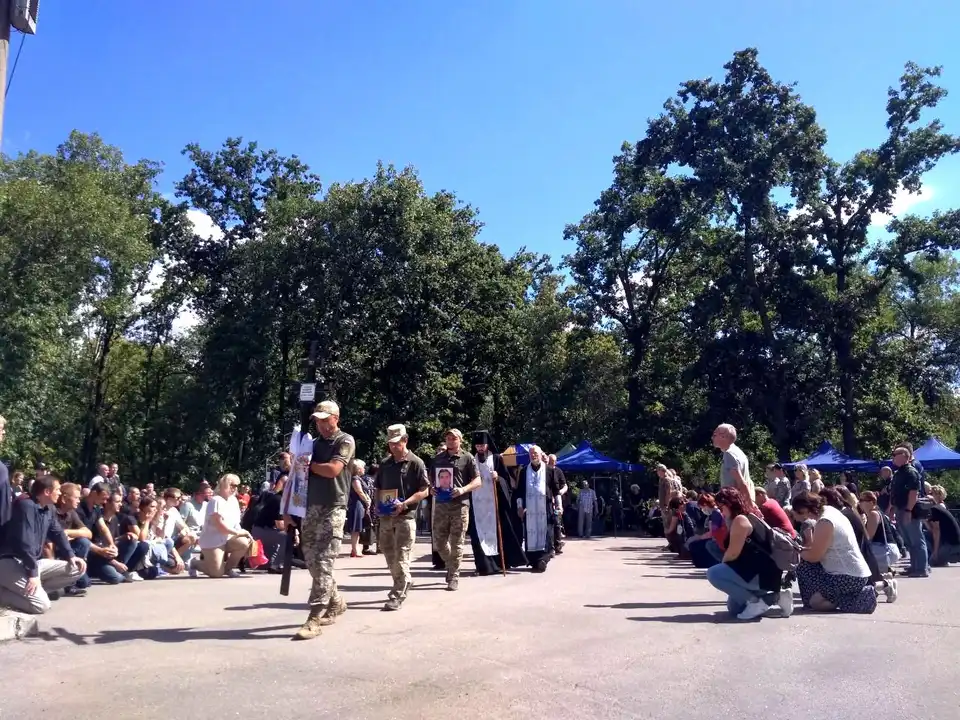 прощання з військовими ЗСУ у Кропивницькому
