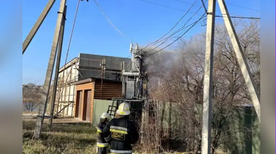 пожежа трансформатора
