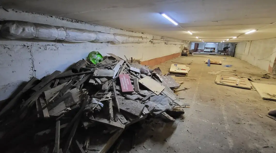 реконструкція укриття у гімназії "Ерудит" в Кропивницькому