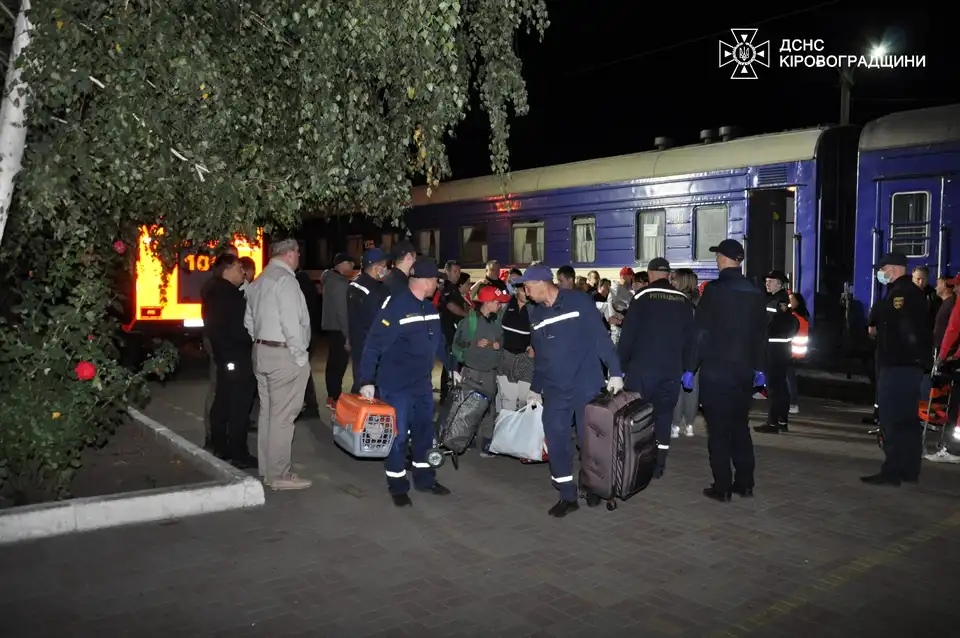 евакопотяг у Кропивницькому
