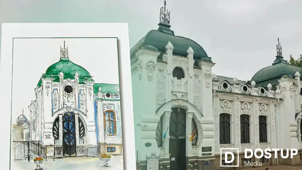Листівки з малюнками архітектури міста створили у Кропивницькому