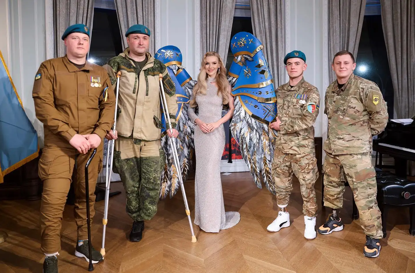 Міс Україна Всесвіт 2022 та українські захисники на благодійному аукціоні в Америці