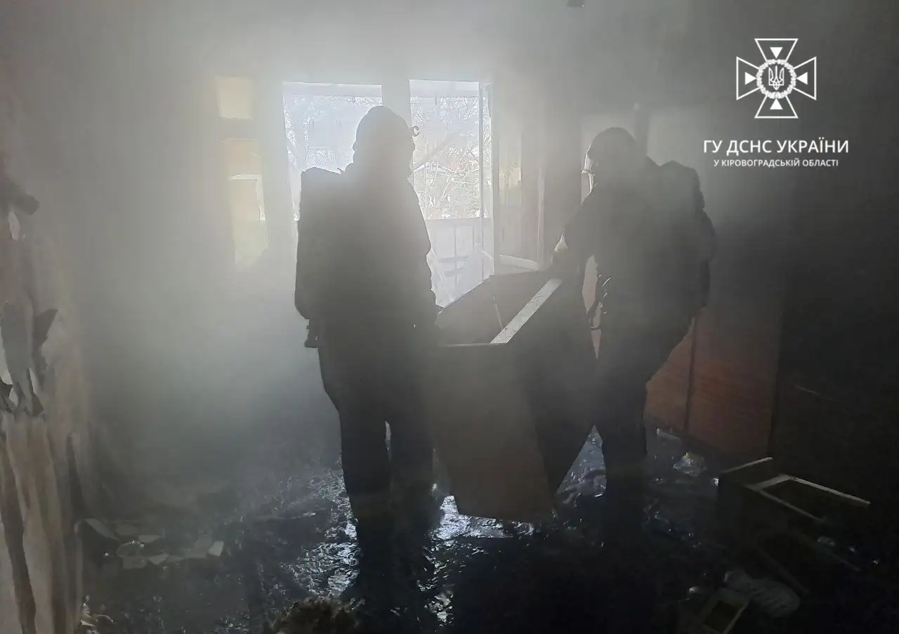 Пожежа в Помічній 12 січня
