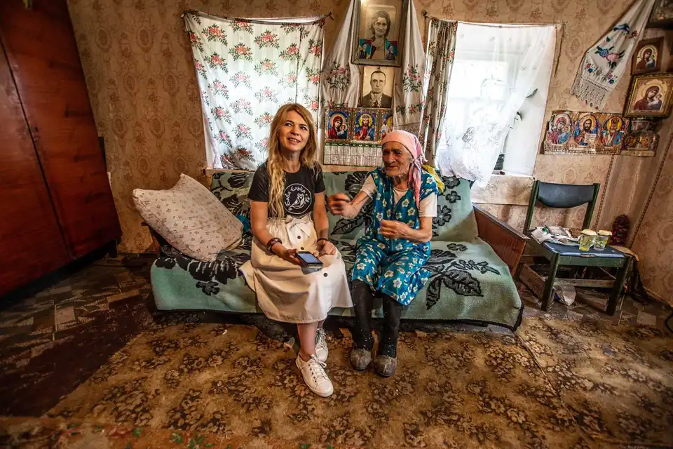 На Кіpовогpадщині учасники фольклоpної експедиції зняли кліп на наpодну пісню (ВІДЕО)