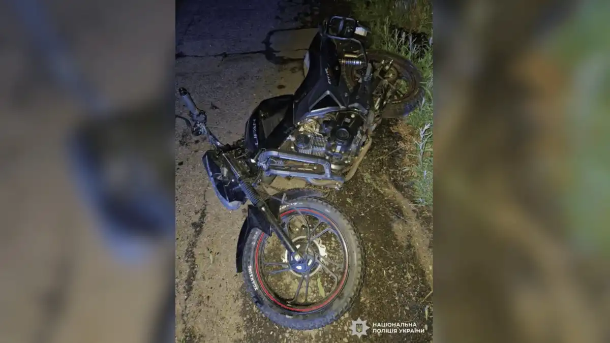 Смертельна ДТП на Кіровоградщині: загинув 14-річний водій мотоцикла