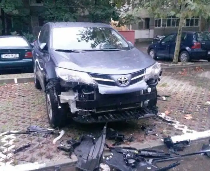 Голодні бездомні собаки «з'їли» залишений у дворі кросовер Toyota фото 1