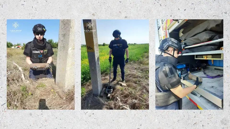 рятувальники Кіровоградської області знищили 4 артснаряди часів минулої війни, які знайшли у селі Овсяниківка Кропивницького району