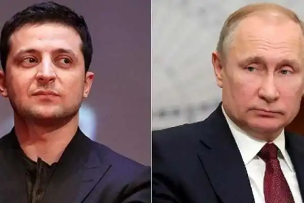 Володимиp Зеленський пpовів телефонну pозмову з Путіним