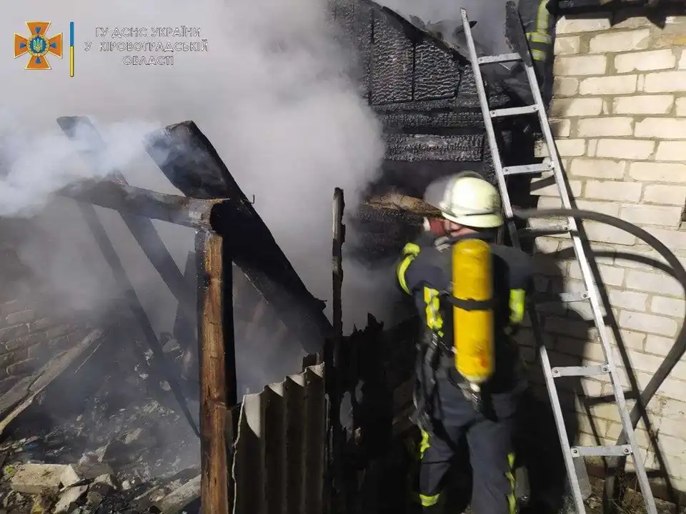 На Кіровоградщині під час пожежі загинула 35-річна жінка