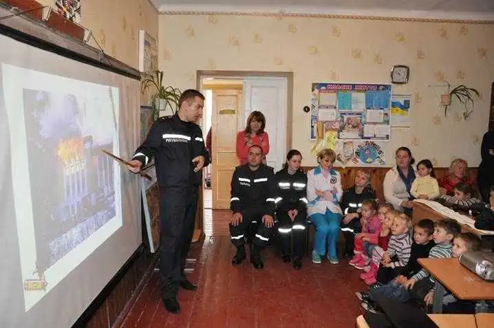 У Кіровоградському районі рятувальники провели для школярів урок безпеки (ФОТО)