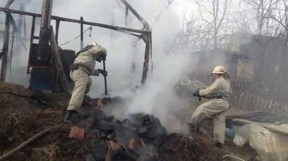 В Олександрії згоріла теплиця з грибами фото 1