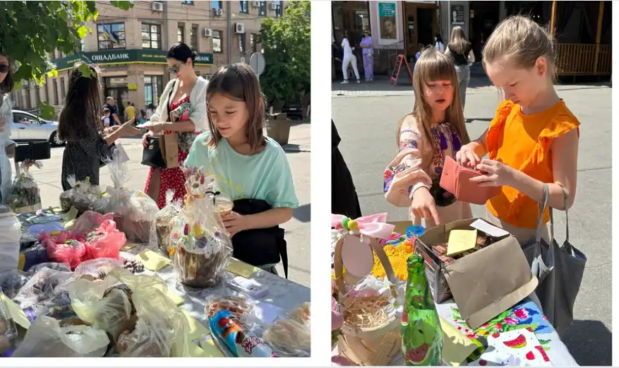 школярі у Кропивницькому провели ярмарок для ЗСУ