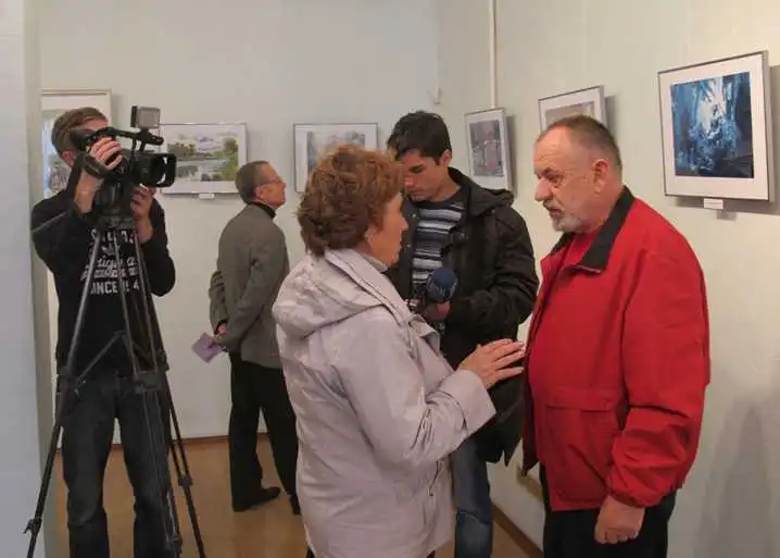 У художньому музеї презентували двовимірний живопис Юрія Ботнара (ФОТО) фото 1