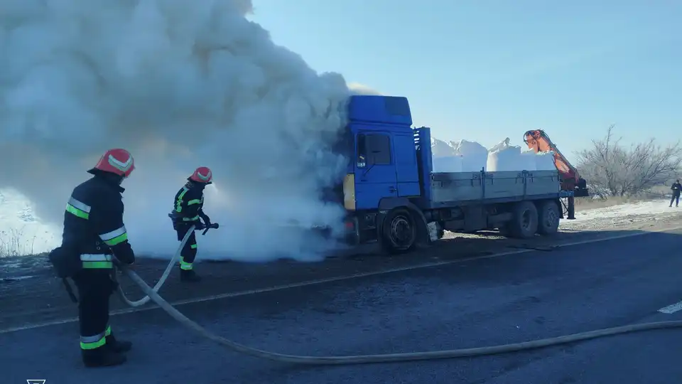 Пожежа авто на трасі