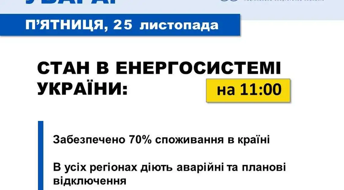 На Кіровоградщині діють планові та аварійні відключення електроенергії фото 1