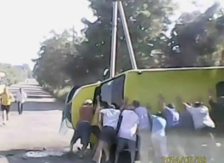 З’явилося відео смертельної аварії за участі міліціонера на BMW