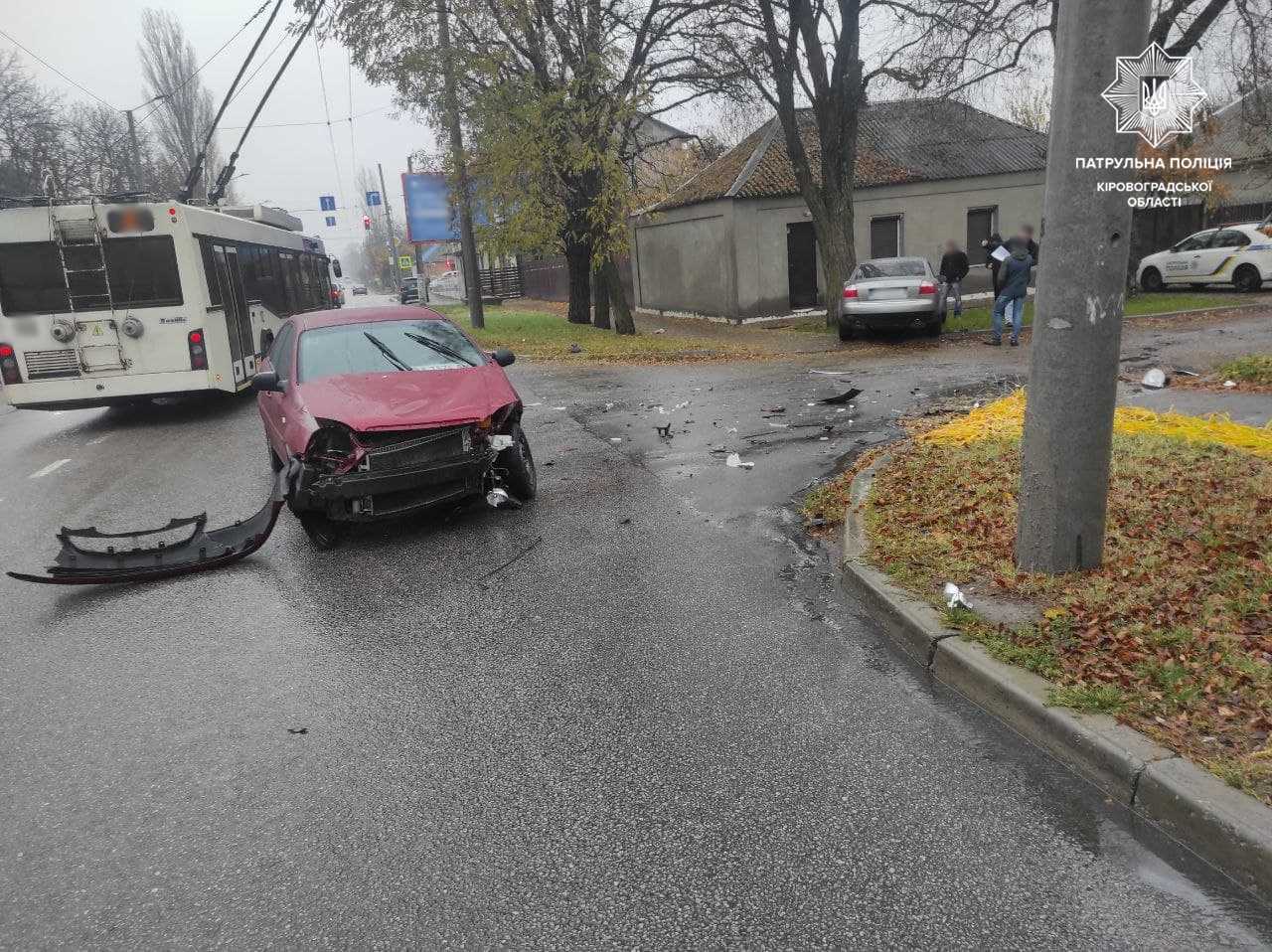У Кропивницькому зіткнулися два легковики (ФОТО)