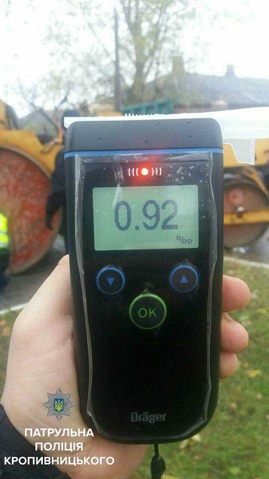 Патрульні у Кропивницькому затримали п’яного водія, який на асфальтному котку... (фото 4)